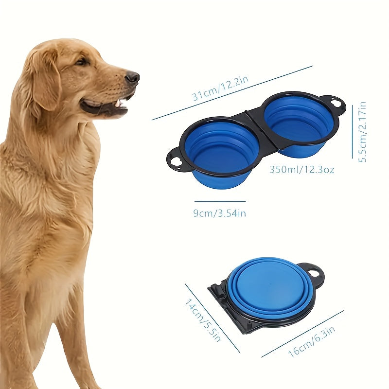 Cuenco Doble Plegable Travel Pet