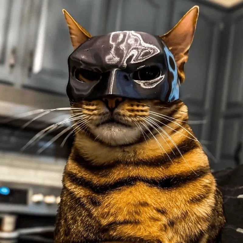 Máscara Héroe Felino - Modelo batman
