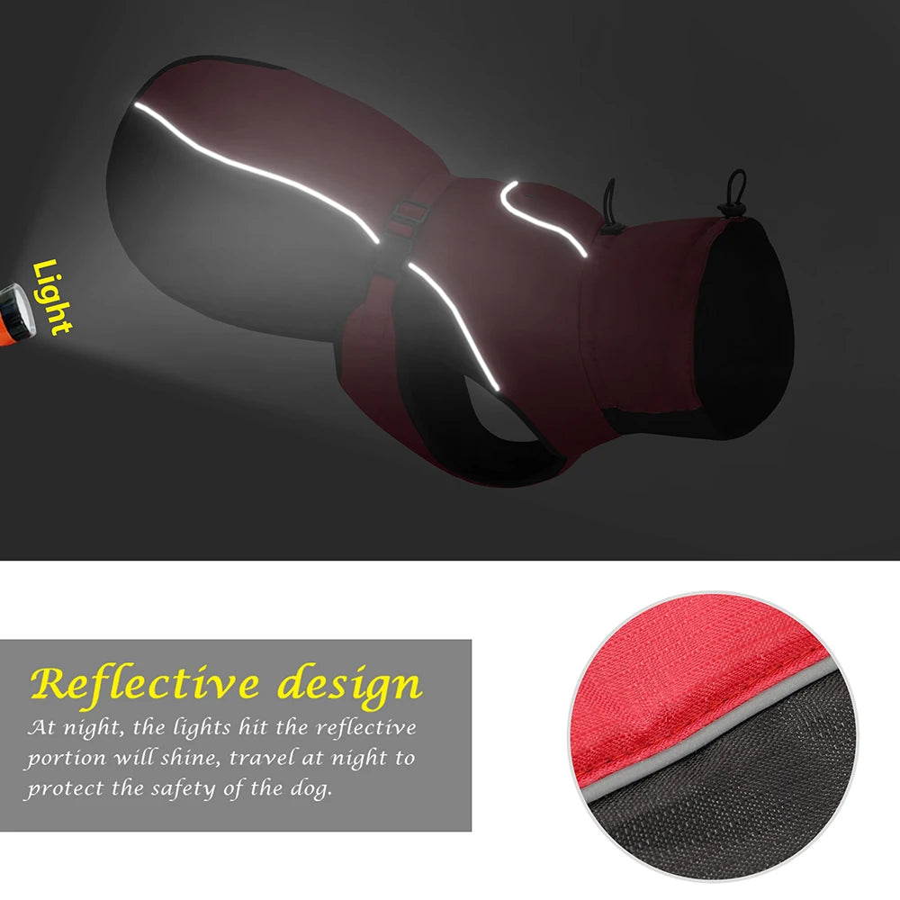 Chaqueta Impermeable/Termica Reflectante para Perros