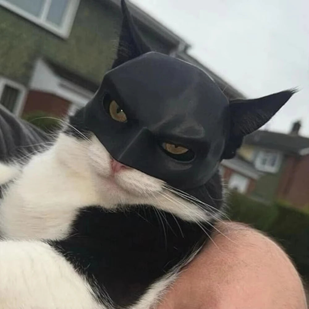 Máscara Héroe Felino - Modelo batman
