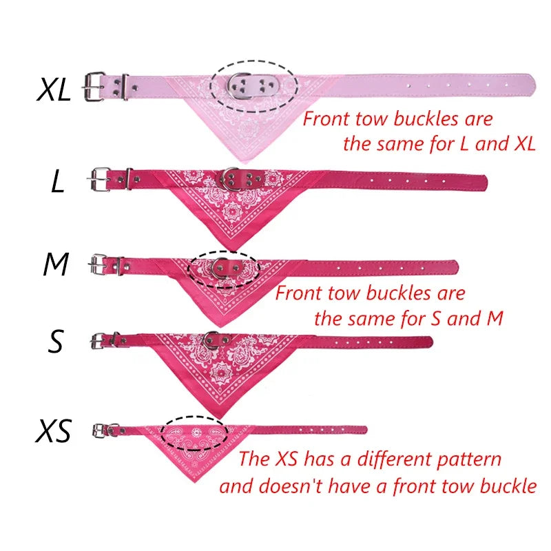 Collar con pañuelo ajustable para Mascotas