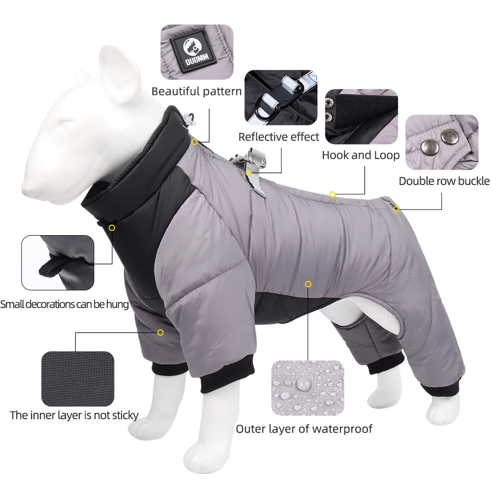 Chaqueta Impermeable Reflect para Perros