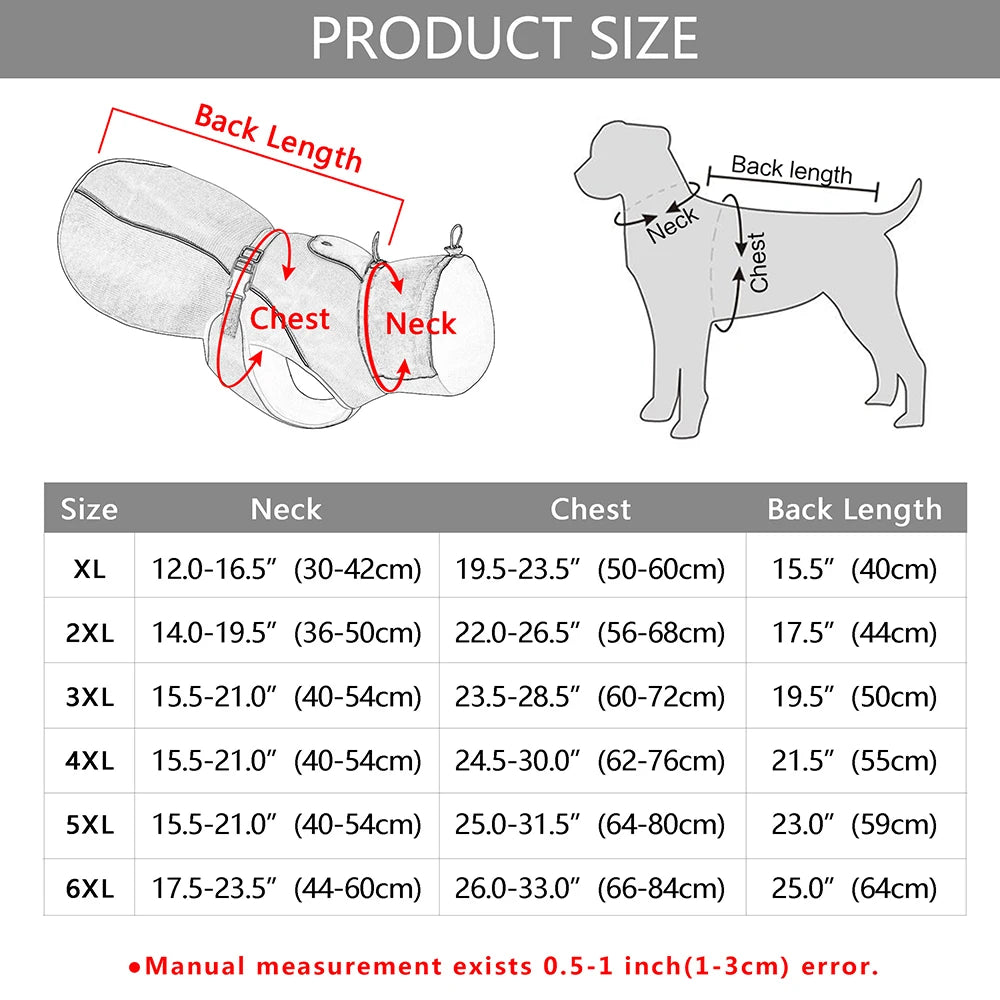 Chaqueta Impermeable/Termica Reflectante para Perros